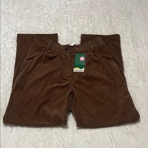 HALARA Chocolate Corduroy Pants